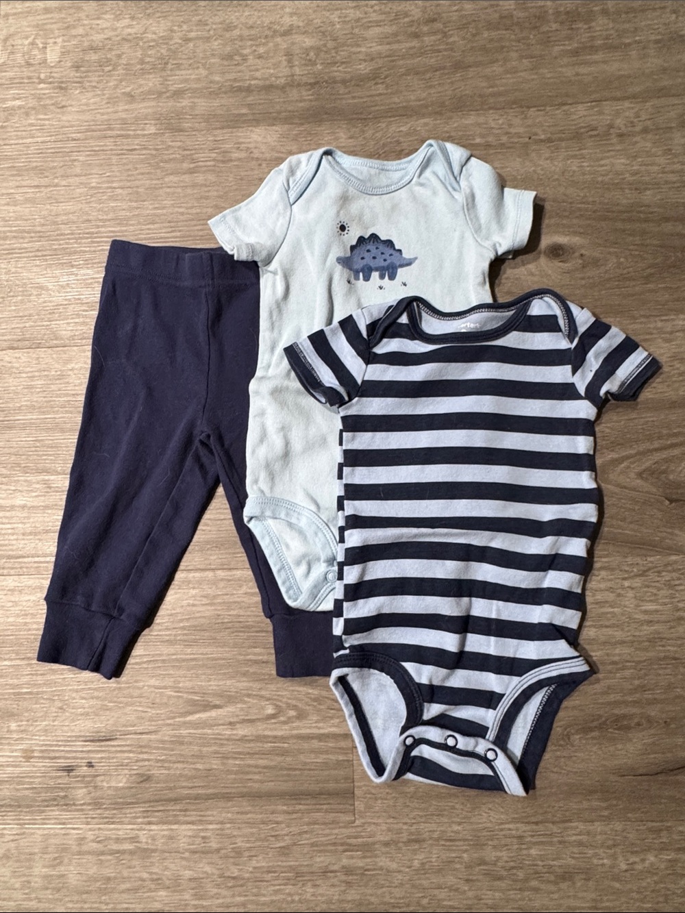 Carters Dino and Striped Bundle